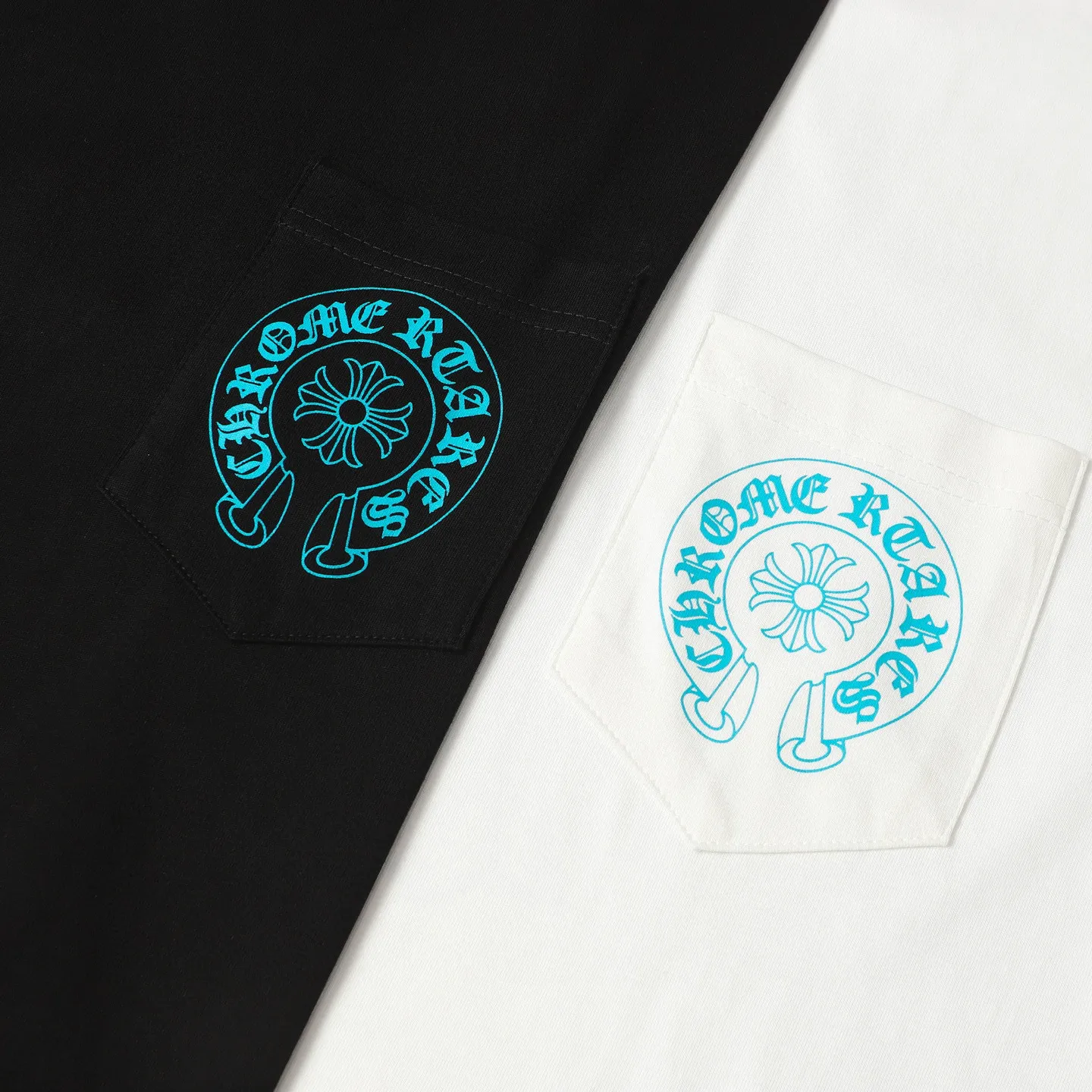 🅿️🅿️170 Chrome hearte/Chrome heart ch 25ss early spring new Sanskrit printed short-sleeved T-shirt. A must-have item for daily commuting for men and women in light luxury. The correct version is welcome to compare. Detailed features: ·280 grams of 100% pure cotton double yarn jersey fabric. ·Custom dyed in the same cylinder, special thickened 32 pieces of double-strand 1x1 thread. ·Double-needle cross-stitch technology. ·Original main mark washed hangtag. Color: black white Size: XS-L